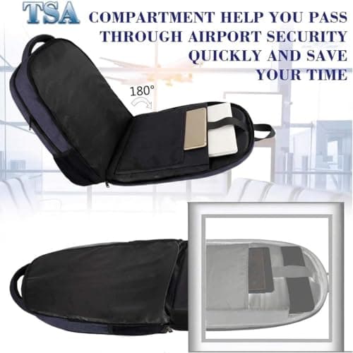 MATEIN Laptop Backpack 17.3" Large Travel Backpack with Laptop Compartment — view 6