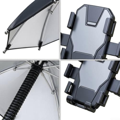 Portable Phone Sun Shade Umbrella, Clamp Shield For Outdoor Travel — view 6