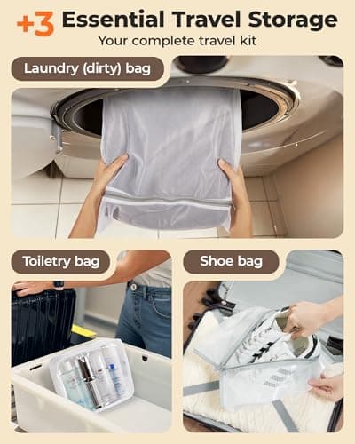 BAGSMART Travel Vacuum Bags for Suitcase & Home, 15 Pack with Wireless Pump — view 4