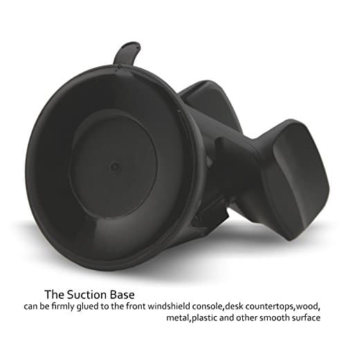 IWIO Sticky Gel Suction Pad Adjustable Grip Mobile Phone Holder Mount compatible withMicromax Canvas Infinity Pro - BLACK — view 3