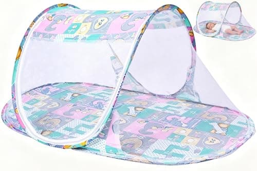 Foldable Baby Bed Mosquito Net, Mosquitonet For Travel Cot, for Baby for Infant Bed, for Home, Portable for Beds, Camping, Travel, Patios