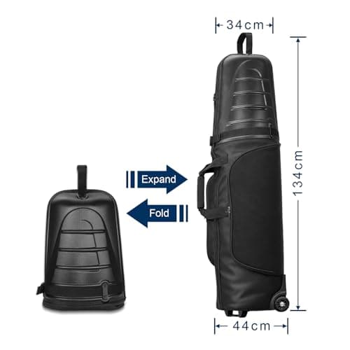 EVERGOODS Golf Travel Bags for Airlines with Reinforced Wheels and Hard — view 2