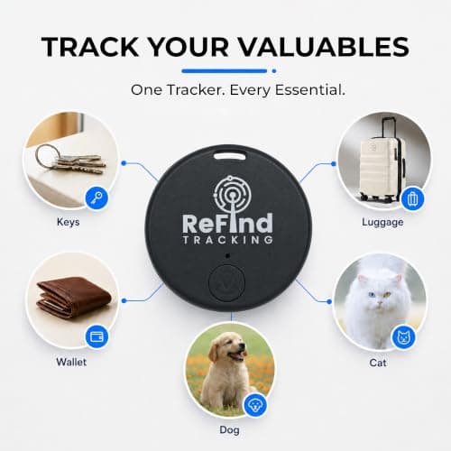 ReFind R2 Smart Tracker for Android and iPhone (Black) — view 3