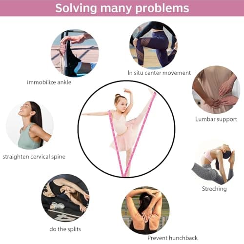 Stretch Strap,Kids Stretch Band,Resistance Bands for Gymnastics Training,Yoga,latin Exercise Trainer — view 5
