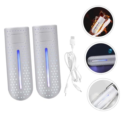 ANDRESLAD Electric Shoe Dryer Portable Boot Dryer Practical Shoe Deodorizer and Drying Tool for Sneakers Boots Home Dorm Hotel Travel Winter and Rainy Days — view 2