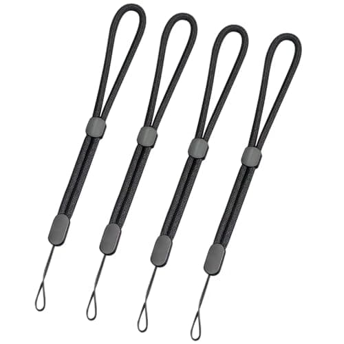 KDRNXVAL 4 Pcs Adjustable Wrist Lanyard Straps, Hand Wrist Loop With Strong Cord And Secure Clip, Anti-Loss Wrist Straps For Phone, Camera, Keys And USB For Daily Carry