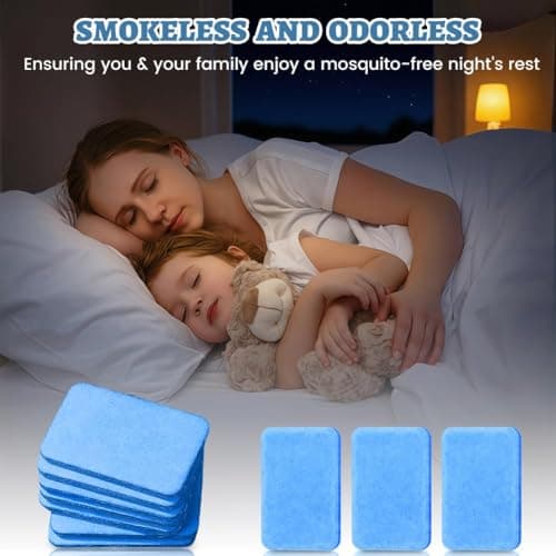 AMFUN Mosquito Repellent Tablets,54pk for Electric Mosquitoed Repellents Plug in,Repel Mosquitoes, Flies, Fleas and Cockroaches — view 2