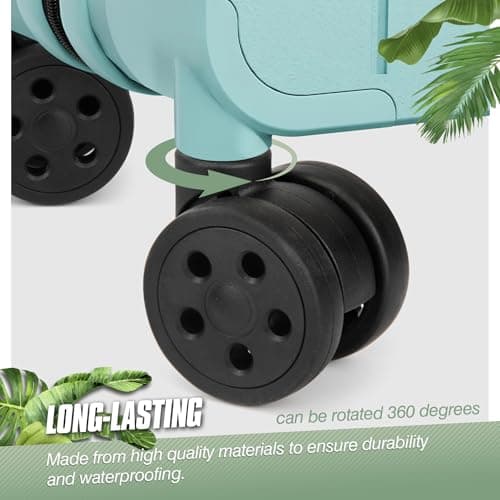 Vivikivi 2 Pcs Suitcase Wheels Replacement 50mm Luggage Wheels, LN-5 — view 6