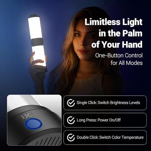 JJC 360° LED Light for Insta 360 X6 X5 X4 Air X3 & Osmo 360 Action Camera — view 5