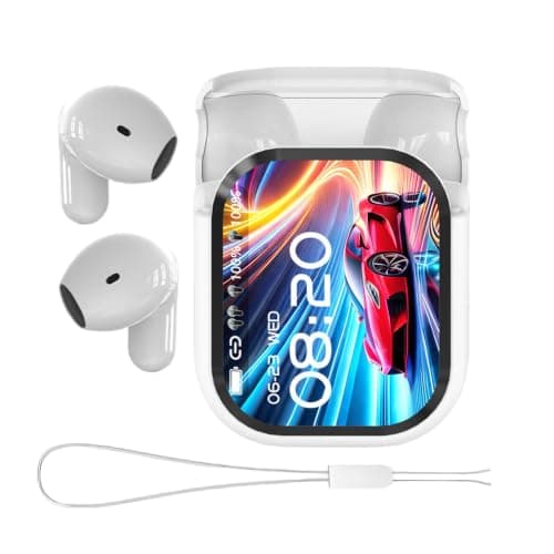 Ne20 Earbuds, Ne20 AI Translator Earbuds with Real-Time Translation | 134 Two-Way Language Translator Earphones, Touch Screen, Noise Cancelling Wireless Headphones for Travel, Business, Gym, Learning — view 2