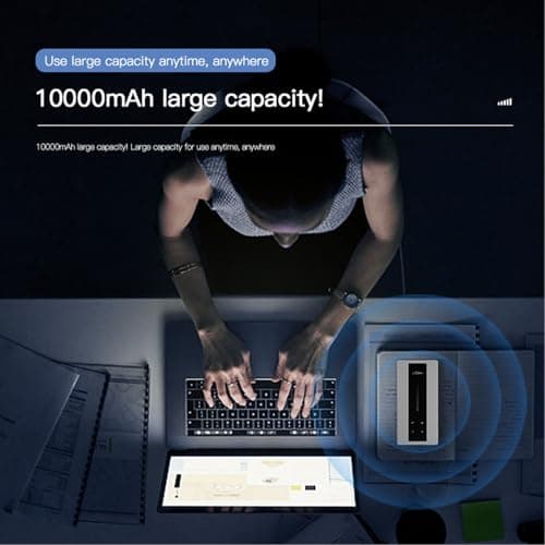 MENDUNER Ultra Portable WiFi 150Mbps Travel Router, with RJ45 WAN LAN Port, 15 Days Standby Time, Easy Public WiFi Sharing, RV Hotel Travel Approved. — view 2