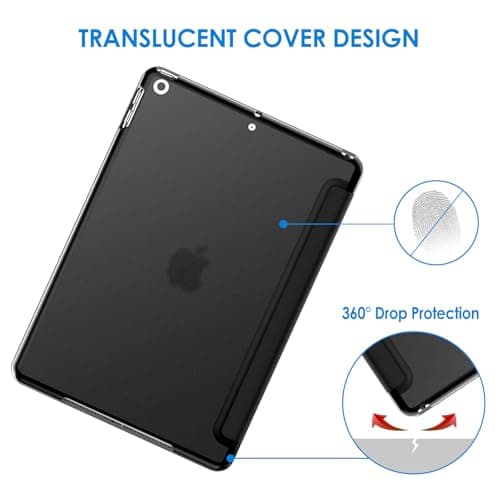 JETech Case for iPad 9th/8th/7th Gen 10.2", Black — view 4