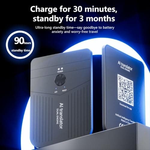konyyukegt AI Translator 140+ Languages Magnetic Charging — view 5