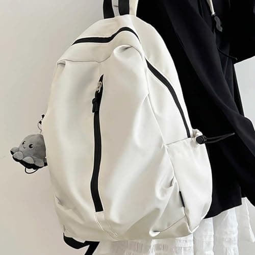 School Bags For Boys,Classic School Backpack For Unisex Lightweight Casual Large Maroon Backpack For College Travel — view 3