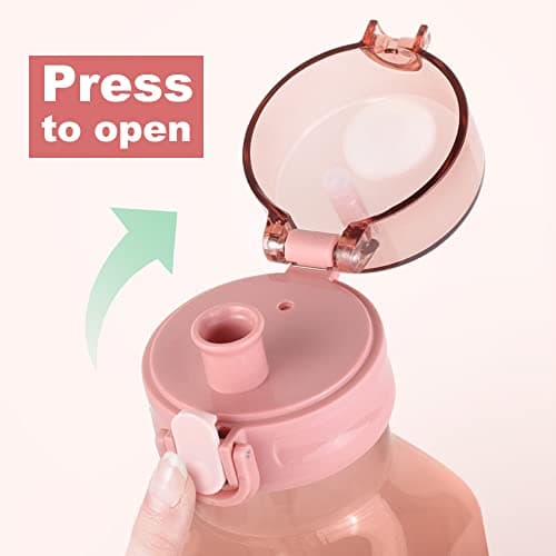 DSYSC Sports Water Bottle 700ml, Leakproof and BPA Free Drinks Bottle, Gym Water Bottle, Waterbottle for Travel Picnic Camping Hiking (Pink) — view 6