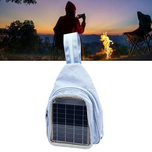 ASHATA 20W Solar Panel Backpack with USB Port for Hiking Camping — view 2