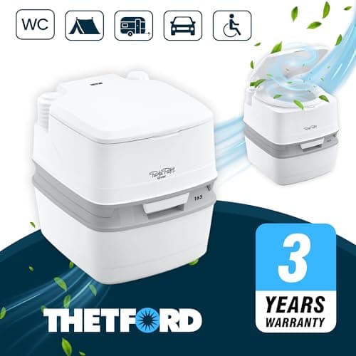 Thetford Porta Potty, Portable Toilet, Camping/Caravans/Motorhomes, Lightweight and Easy to Clean, 38.3 x 41.3 x 42.7 cm — view 3