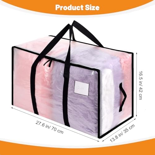 Dntorx 8 Pack 105L Moving Bags Heavy Duty Storage Bag Dorm Moving Essential — view 2