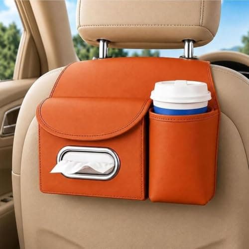 Car Back Seat Organizer Multifunctional Auto Headrest Storage — view 3