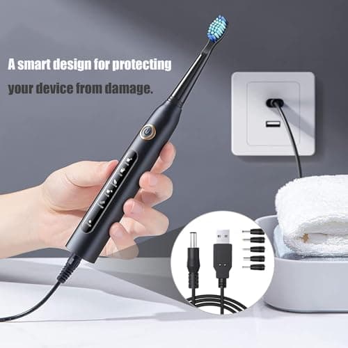USB to DC Power Cable 5V Charging Cord with 6 Interchangeable Tips Plug — view 5