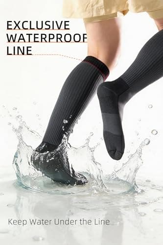 WRAP ME Knee High Waterproof Socks, Merino Lined — view 4