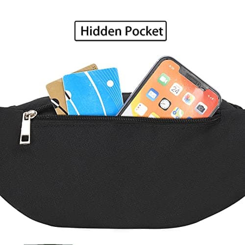 Bumbags and Fanny Packs for Men Women Hiking Running Travel Waterproof Waist Bag Walking Dog Outdoor Sport for Ladies Boys — view 4