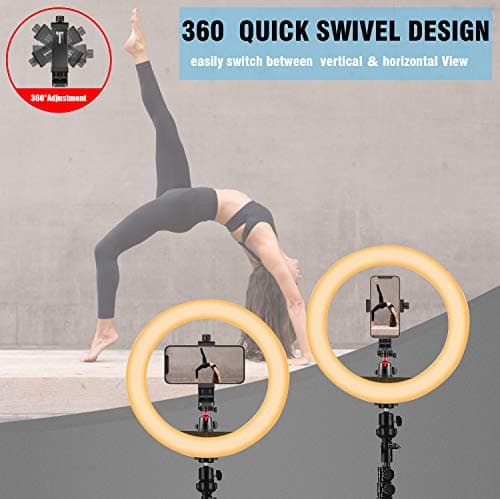 Phone Tripod Mount Holder, Universal Smartphone Clamp Adapter — view 6