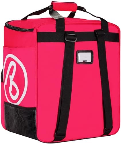 Brubaker Ski Boot Bag, Backpack, Super Champion, Pink White, Limited Edition — view 3