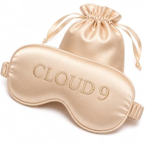 100% Mulberry Silk Sleep Mask | Luxury Eye Mask with Travel Pouch