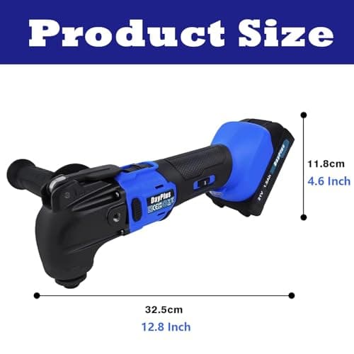 Cordless Multi Tool with Battery and Charger,20000 RPM Brushless Oscillating Multi-Tool, 6 Variable Speeds, 4°Oscillation Angle,21V Electric Multis Tools, Oscillating Saw Tools Kit for Cutting,Sawing — view 2
