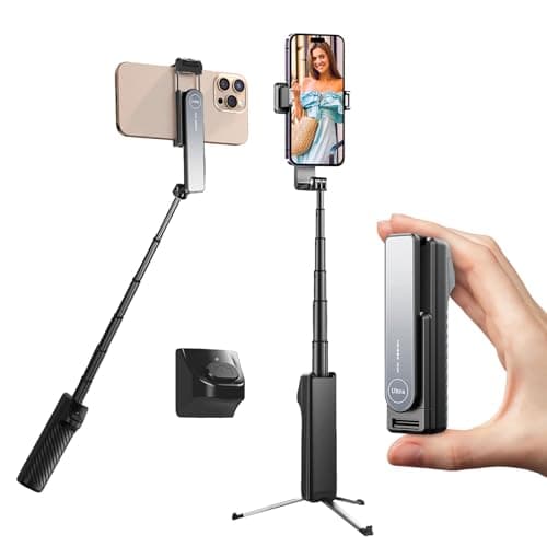 Jemey Ultra-Mini Selfie Stick Tripod with Bluetooth Remote Control