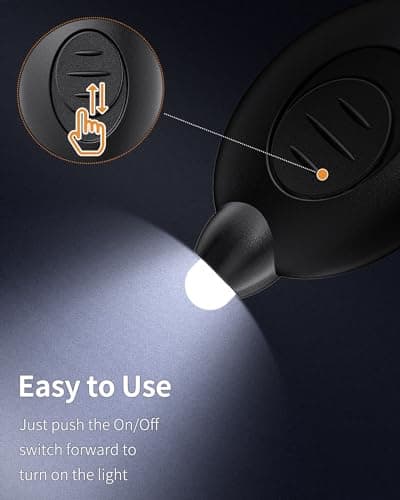 Uniclife 10 Pack LED Keychain Flashlight Black Shell | Mini LED Keychain Light 12 Lumen Portable Ultra Bright Battery Powered Key Ring Torch for Outdoor Camping Hiking and Emergency Lighting — view 6