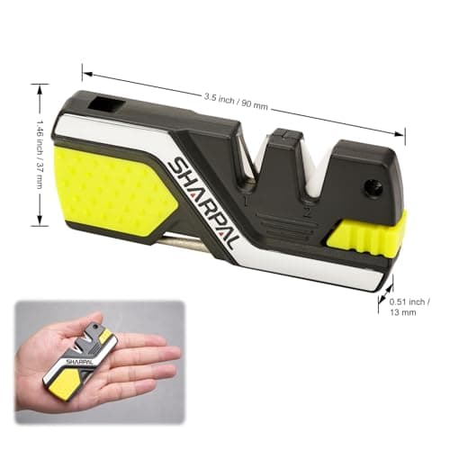 SHARPAL 101N-G Pocket Knife Sharpener with 2 Fire Starter — view 3