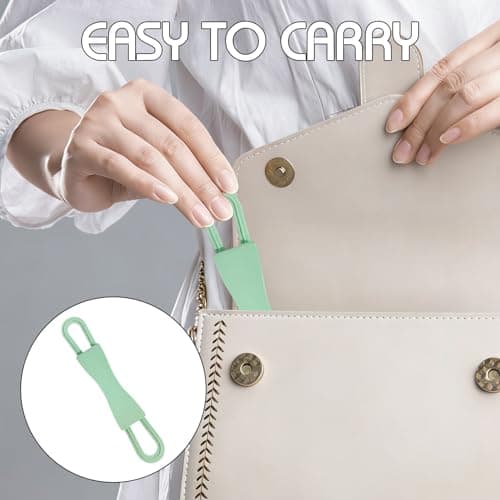 Comfortable Hand Strap Holder Compatible with Kindle, Stretchable Finger Grip for 4.7-8 Inch Screens, Light, Ideal for Bed Reading & Travel, Fits Kobo, Voyage, Paperwhite, Oasis, Kindle Fire (Green) — view 5