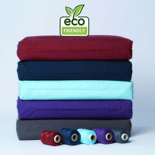 Yogan Head Cushion/Headpad (2") for Yoga/Pilates | Organic Cotton Outer Cover (Removable & Washable)| Inner Cover with Recycled Fiber Filling | 30x20x5 cm (Royal Purple) — view 5