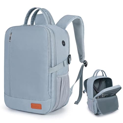 Lossga For Ryanair Cabin Bags 40x30x20 Underseat Anti Theft Carry-ons, Travel Backpack Cabin Size Hand Luggage Bag with Water Bottle Holder