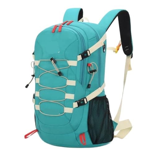 GAOJUNAN Hiking Rucksack Bag 40L Hiking Backpack With Rain Cover Outdoor Sport Travel Bag For Camping Climbing Outdoor Climbing Touring(Turquoise)