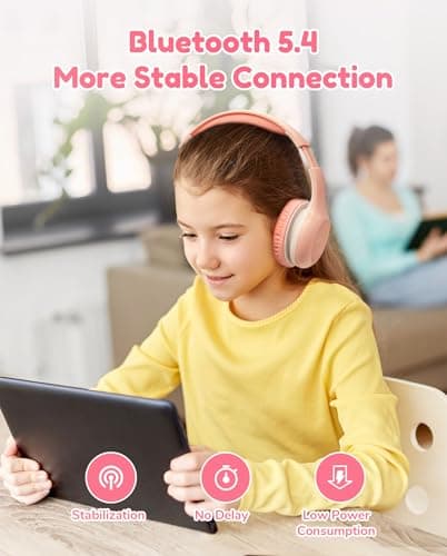 EarFun K2 Kids Headphones Wireless with Mic 45H Playtime, Volume Limit — view 5