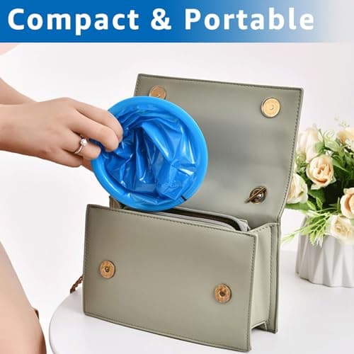 YAYODS 60 Pack Vomit Bags, 1000ml Sick Bags for Car Travel, High Density Emesis Bag for Car Motion Sickness Airsick, Morning Sickness, Disposable Nausea Bags Perfect for Pregnant, Kids, Drivers — view 6