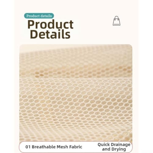Mesh Drawstring Bag Transparent Waterproof 24x14x2cm Multi-Compartment — view 5