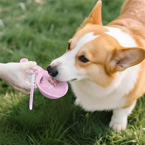 2‑in‑1 Portable Dog Water Bottle, 285ml Leak‑Proof Pet Drink Dispenser — view 2