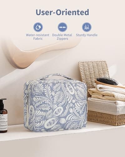 Narwey Travel Hanging Toiletry Bags for Women, Wash Bag for Toiletries — view 6