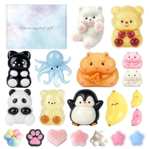 20 Pack Mochi Squishy Toys