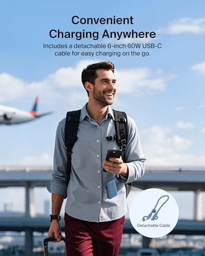 Belkin BoostCharge 10000mAh Power Bank with Digital Battery Display - Blue — view 5