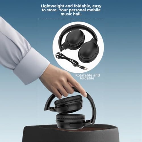 Lightweight 3.5mm Headphones Foldable for hifi Sound Lightweight(microphone) — view 6