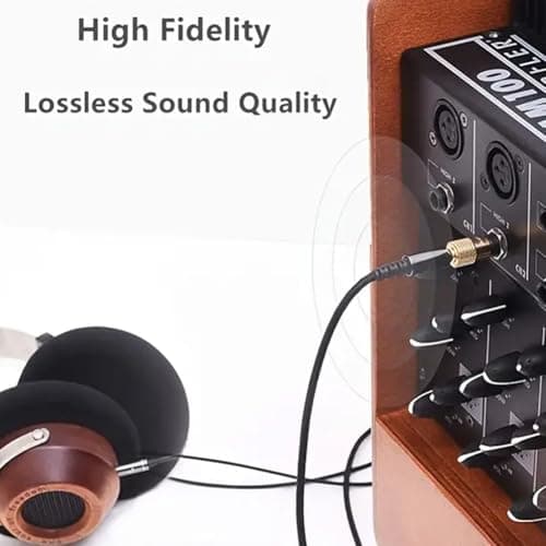 2Pcs 6.5mm to 3.5mm Audio Adaptor, Headphone Jack Aux Converter Plug — view 4