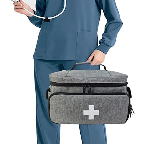 Vdaxvme Emergency First Aid Medical Bag Multi Pockets School Home Office Car Travel Hiking Trip Organizer Waterproof Large Home Travel Travel Bag — view 5