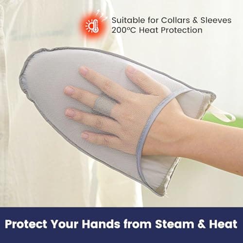 PEAPIN Portable Ironing Pad, Steamer Ironing Gloves for Garments — view 2