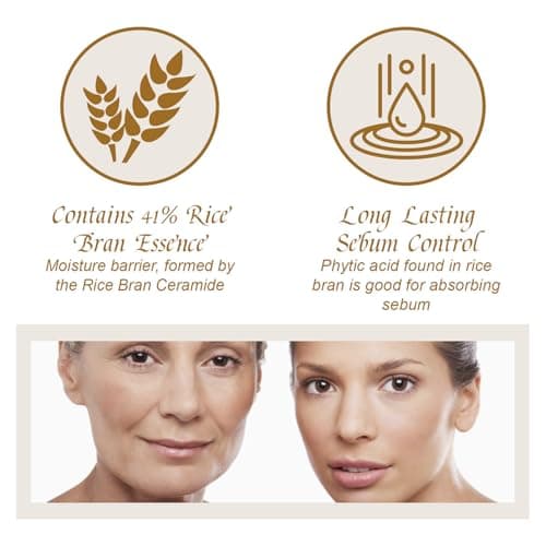 Korean Skincare Set,Glass Skin Care Gift Set,Rice Skin Care Sets & Kits-Rice Cleanser,Toner,Serum,Cream,Eye Cream,Facial Kit for Glowing Skin,Rice Raw Pulp Beauty Gift Set for Women (One Size, Rice) — view 3
