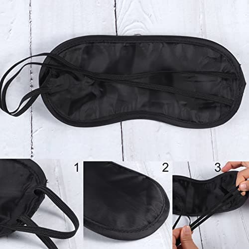 kuou 24 Pack Sleep Eye Mask Shade Cover, Blindfold Travel Sleep Cover — view 5